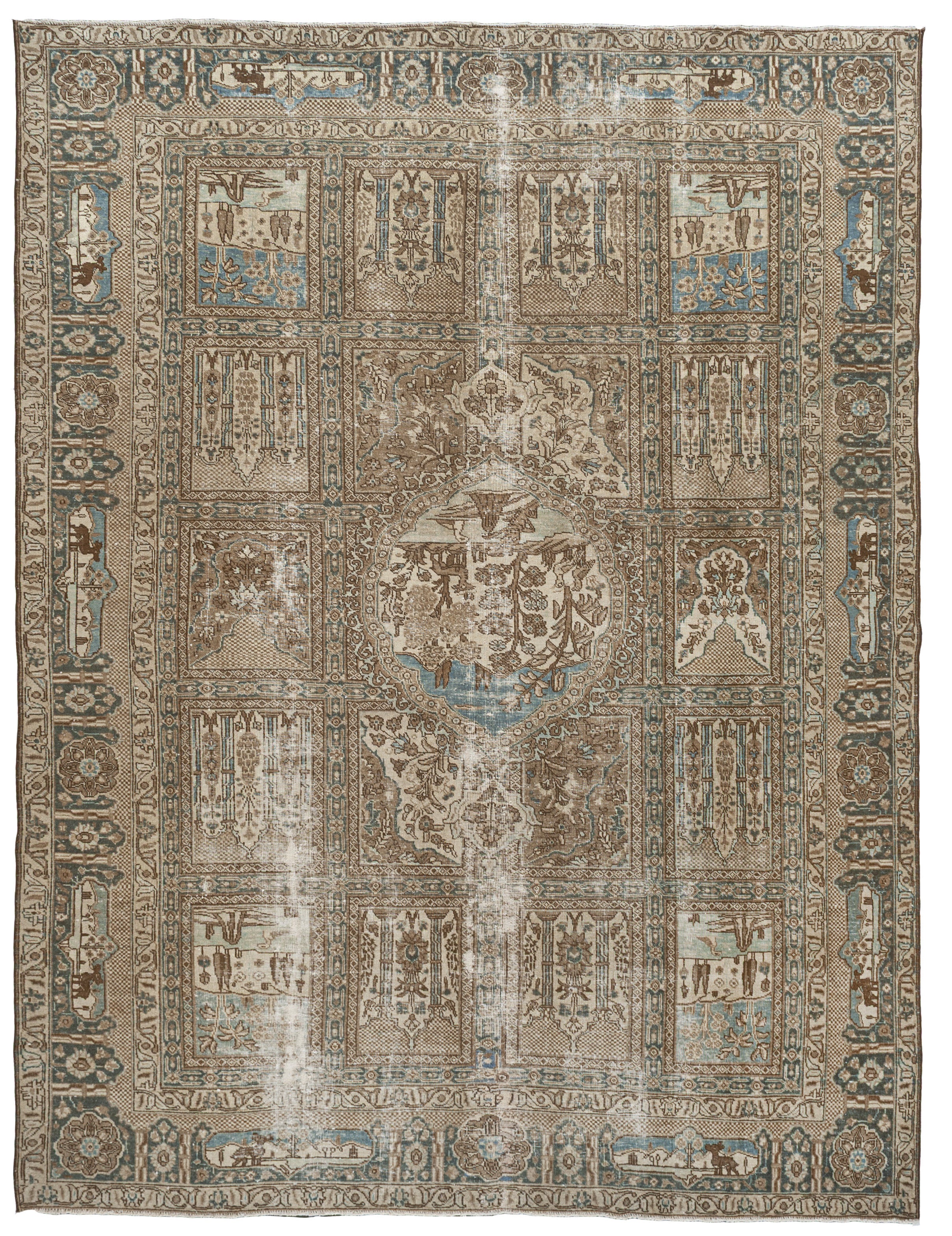 Vintage Persian Kerman Rug