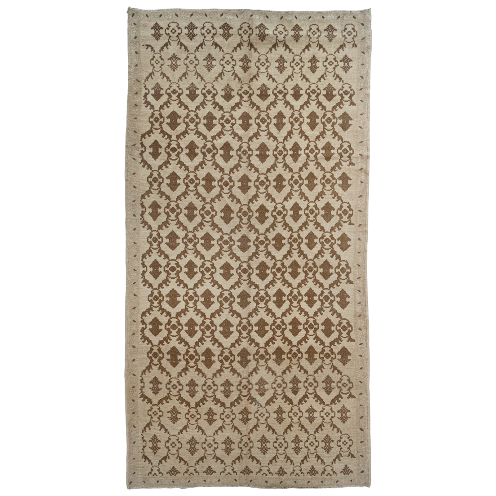 Turkish Oushak Runner Rug