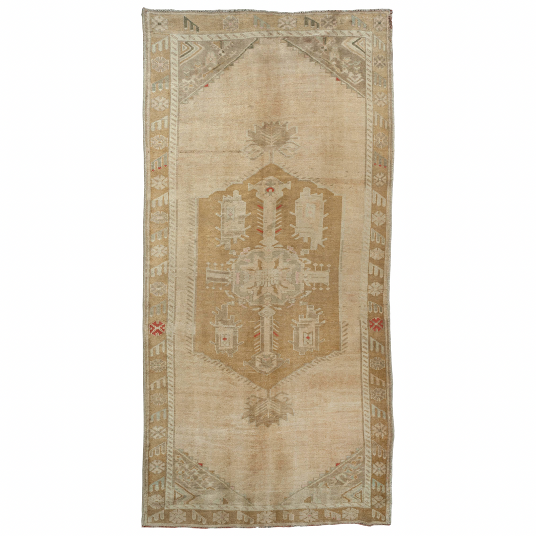 Antique Turkish Oushak Rug
